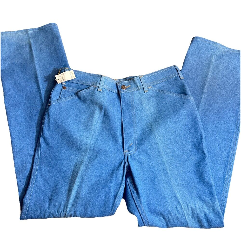 VTG LEVIS 530 With A Skosh More Room Orange Tab 34 x 32 Light Blue Jeans NWT